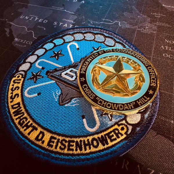 An Unforgettable Honor: Receiving a Challenge Coin from the Commanding Officer of USS Dwight D. Eisenhower - LouisSkupien