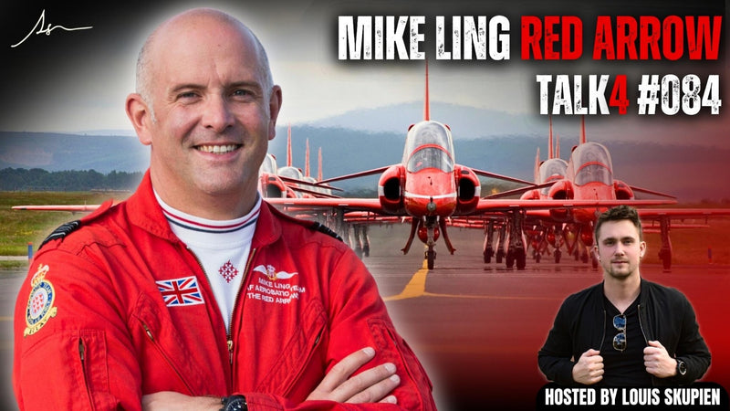 Mike Ling Pilot MBE | RAF Red Arrow's Longest Serving Jet Pilot | TALK4 EP 084 | louisskupien.com - LouisSkupien