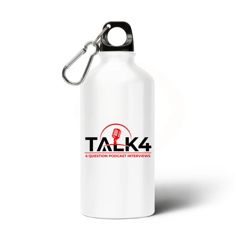 Talk4 Podcast Aluminium water bottle - LouisSkupien