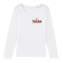Talk4 Podcast Women Long Sleeve T-Shirt (SMALL LOGO) - LouisSkupien